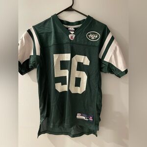 New York Jets football NFL Authentic Dark Green youth large Jersey